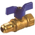 Jomar International 1/2 in. Flare X 3/8 in. Flare Gas Ball Valve 101-601